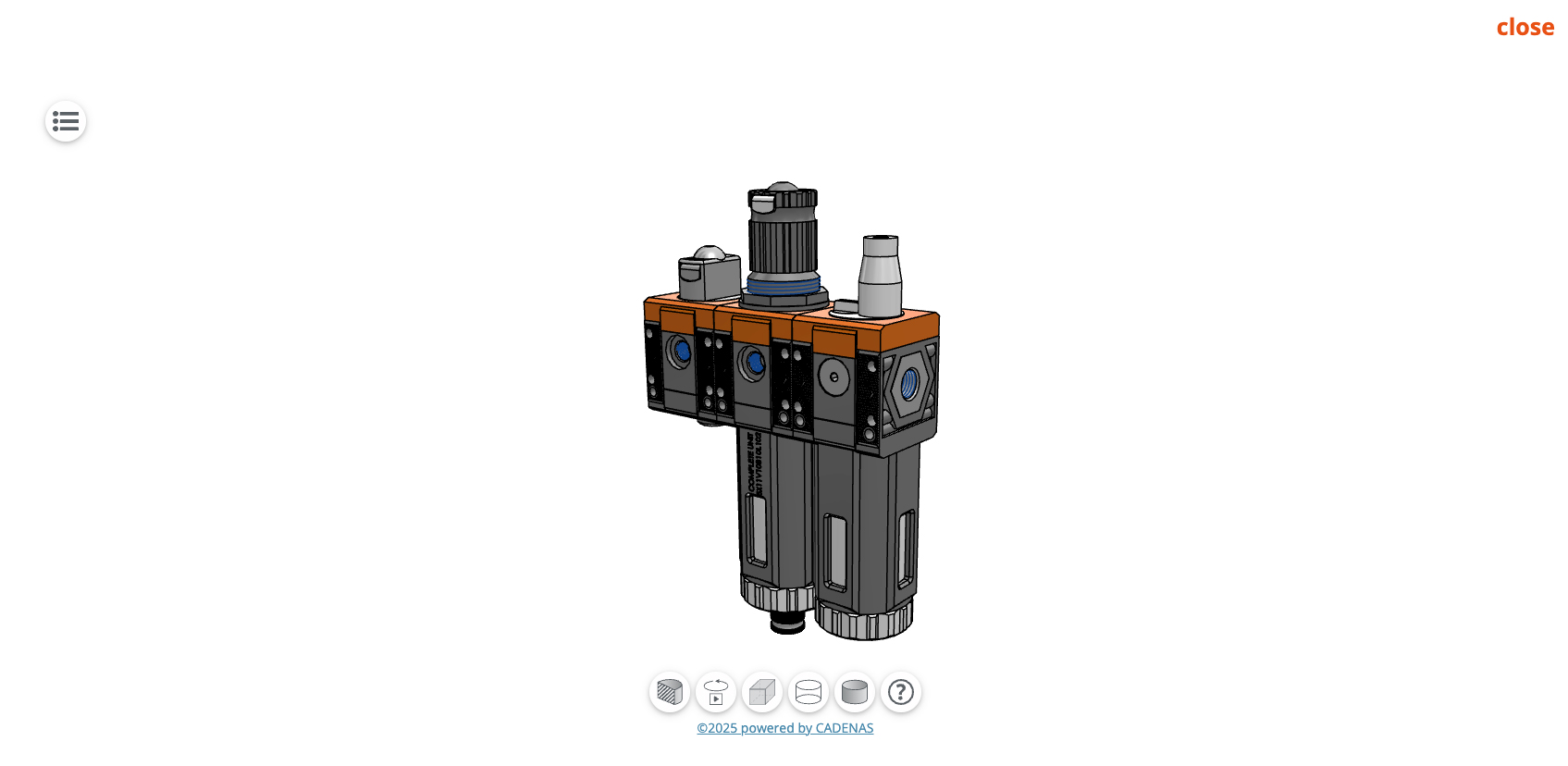 Producto 3D configurado con el configurador Syntesi